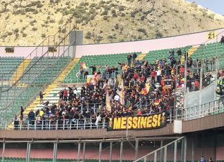 Tifosi del Messina al Renzo Barbera